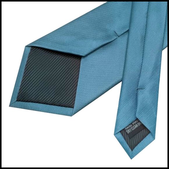 Men's Formal Tie Set with Pocket Square Tie Clip Lapel Pin Classic Elegant - Picture 3 of 4